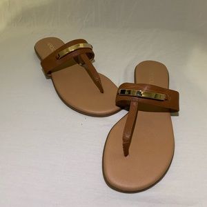 Aerosoles On The Chlock Sandal / Sz 8 / Tan